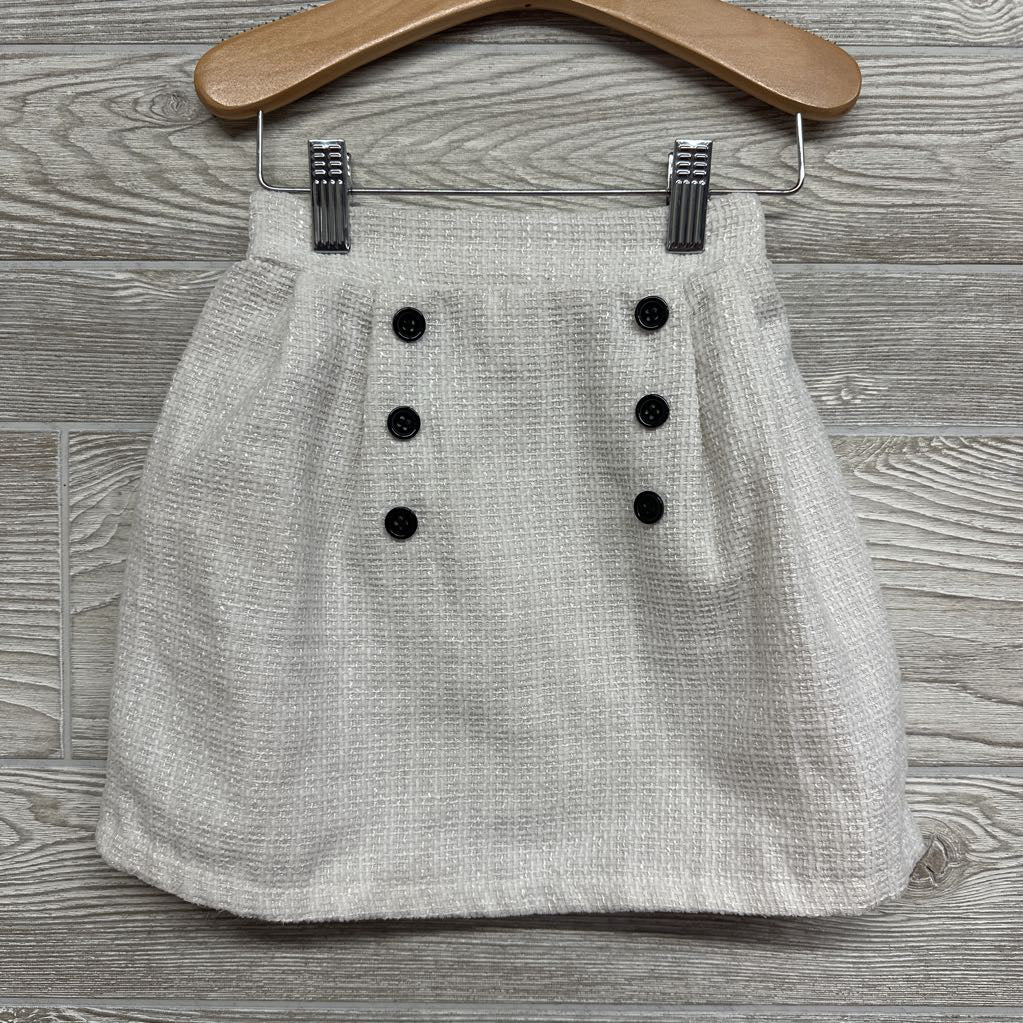 Textured Skirt W/ Buttons 6