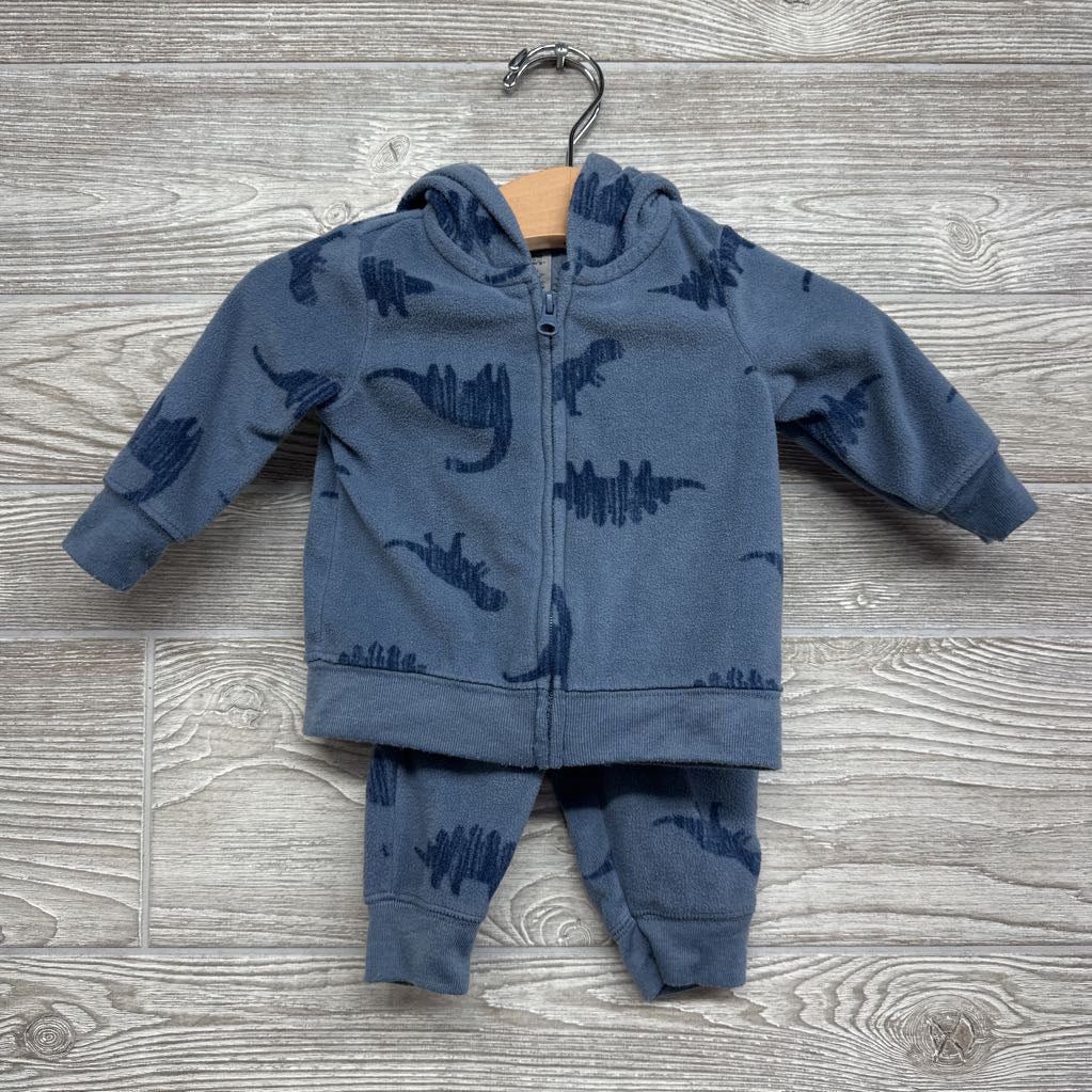 Fleece Jacket & Pants Dinosaurs 0-3M