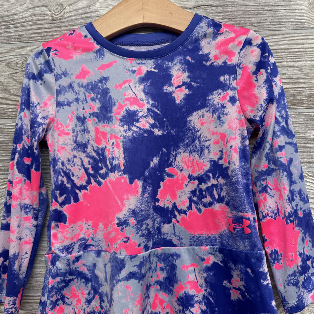 Active Peplum Shirt Paint Splatter 3t