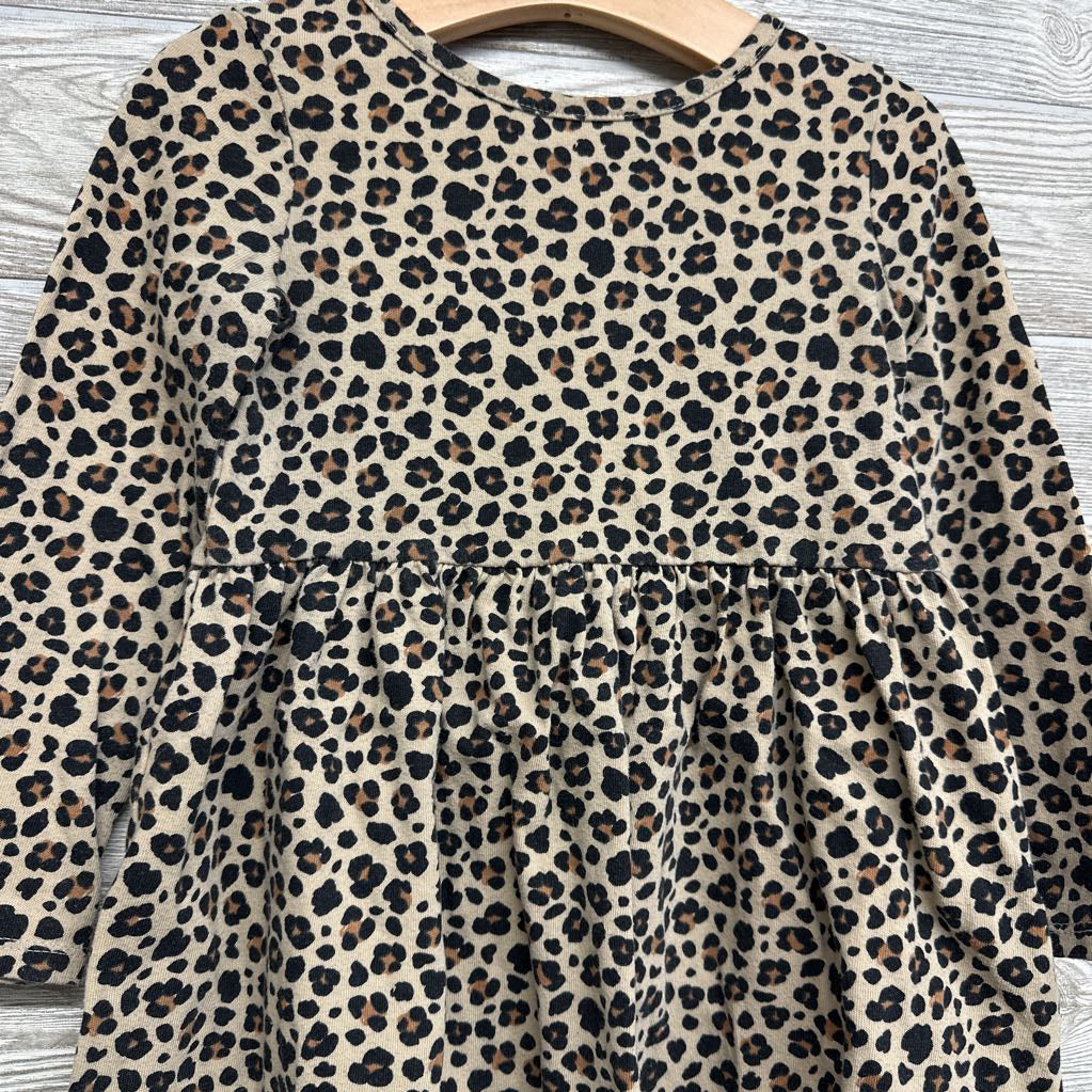 LS Dress Animal Print 4t