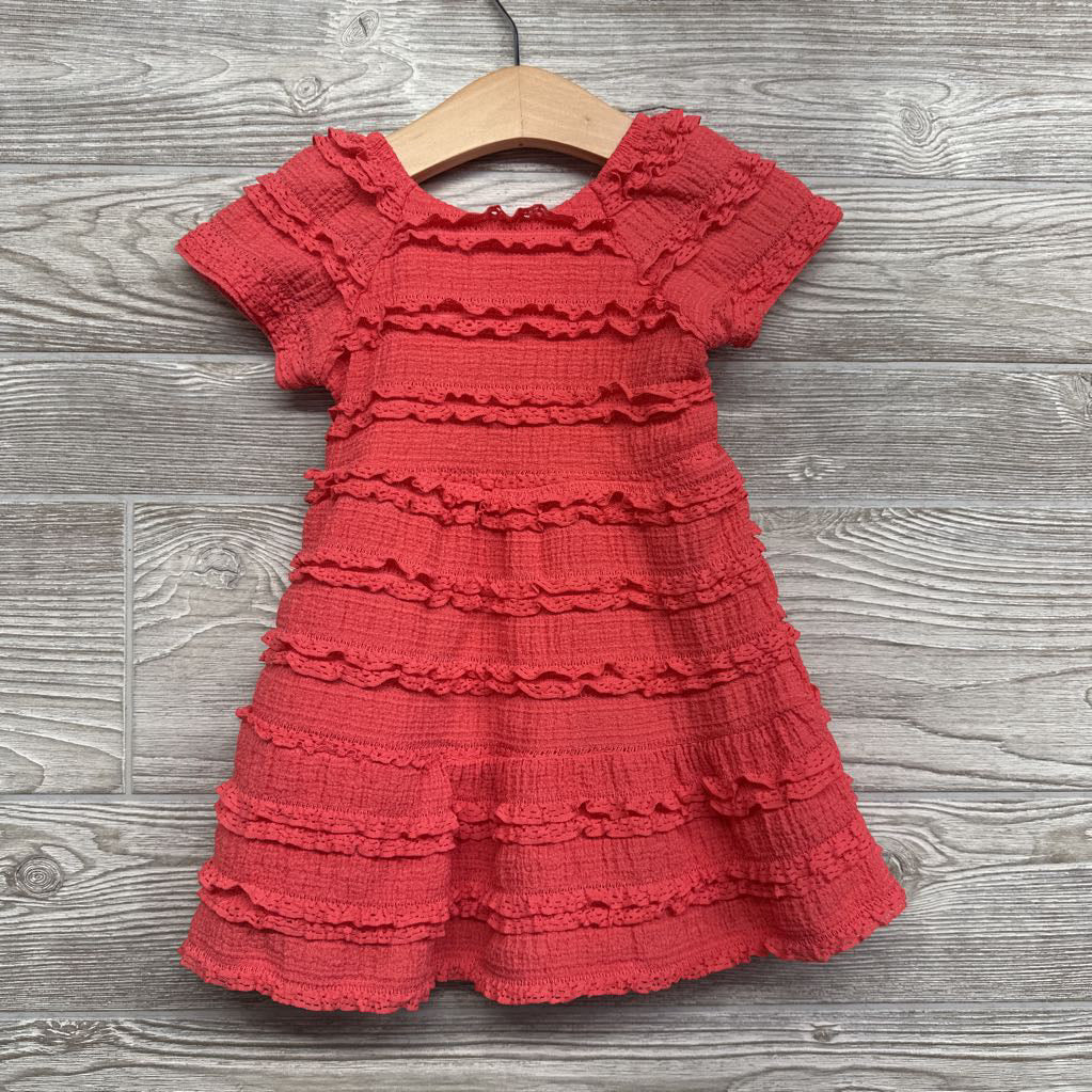 Dress Pointelle Ruffle Dress 18M