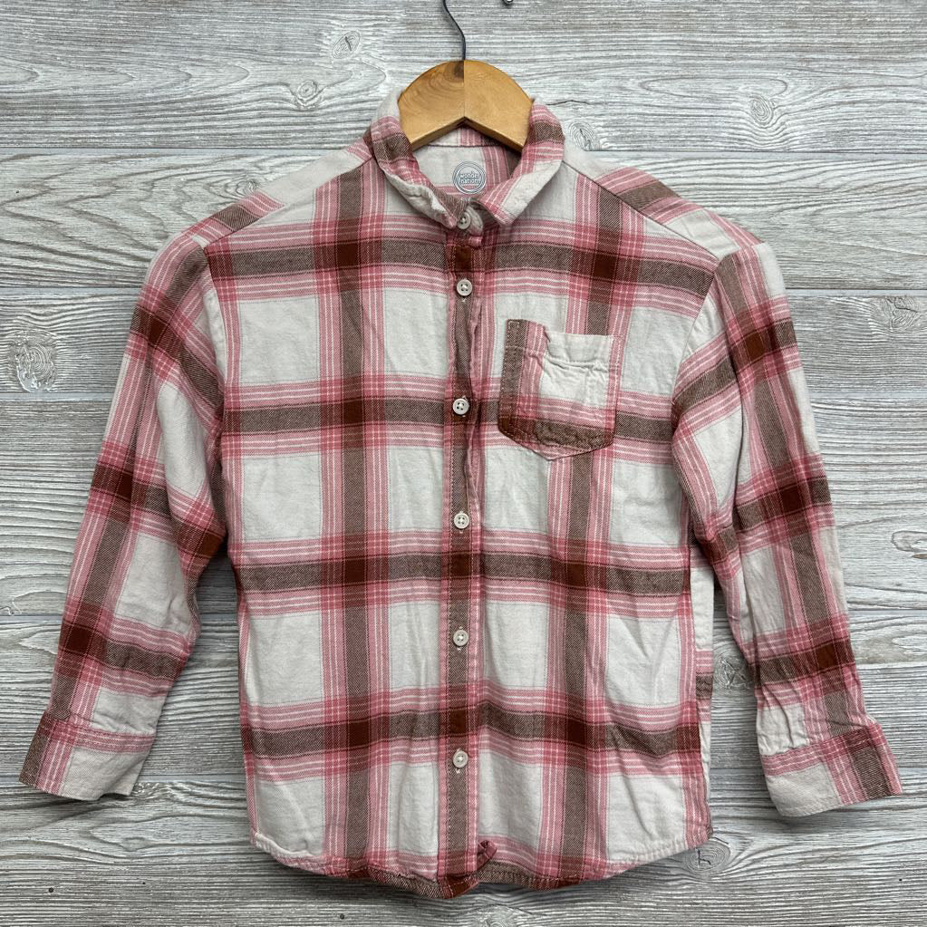 Plaid Button Up Shirt 6-6x
