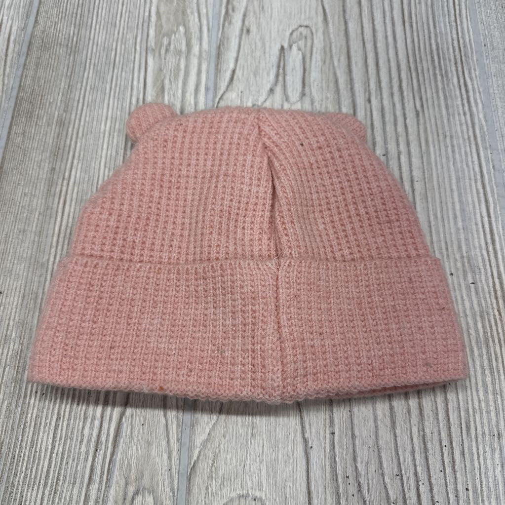 Waffle Knit Bear Ears Winter Hat