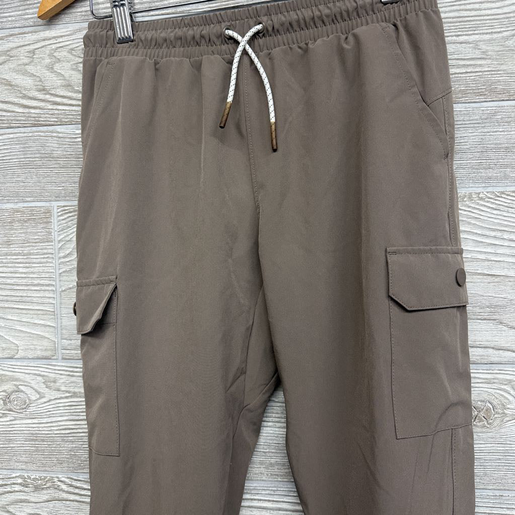Drawstring Woven Cargo Pants 10-12