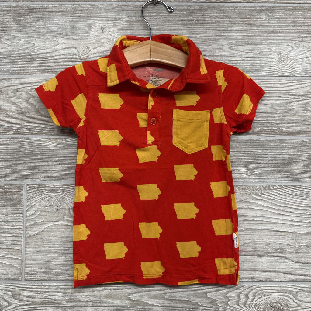 Bamboo Polo Shirt Iowa 18-24M