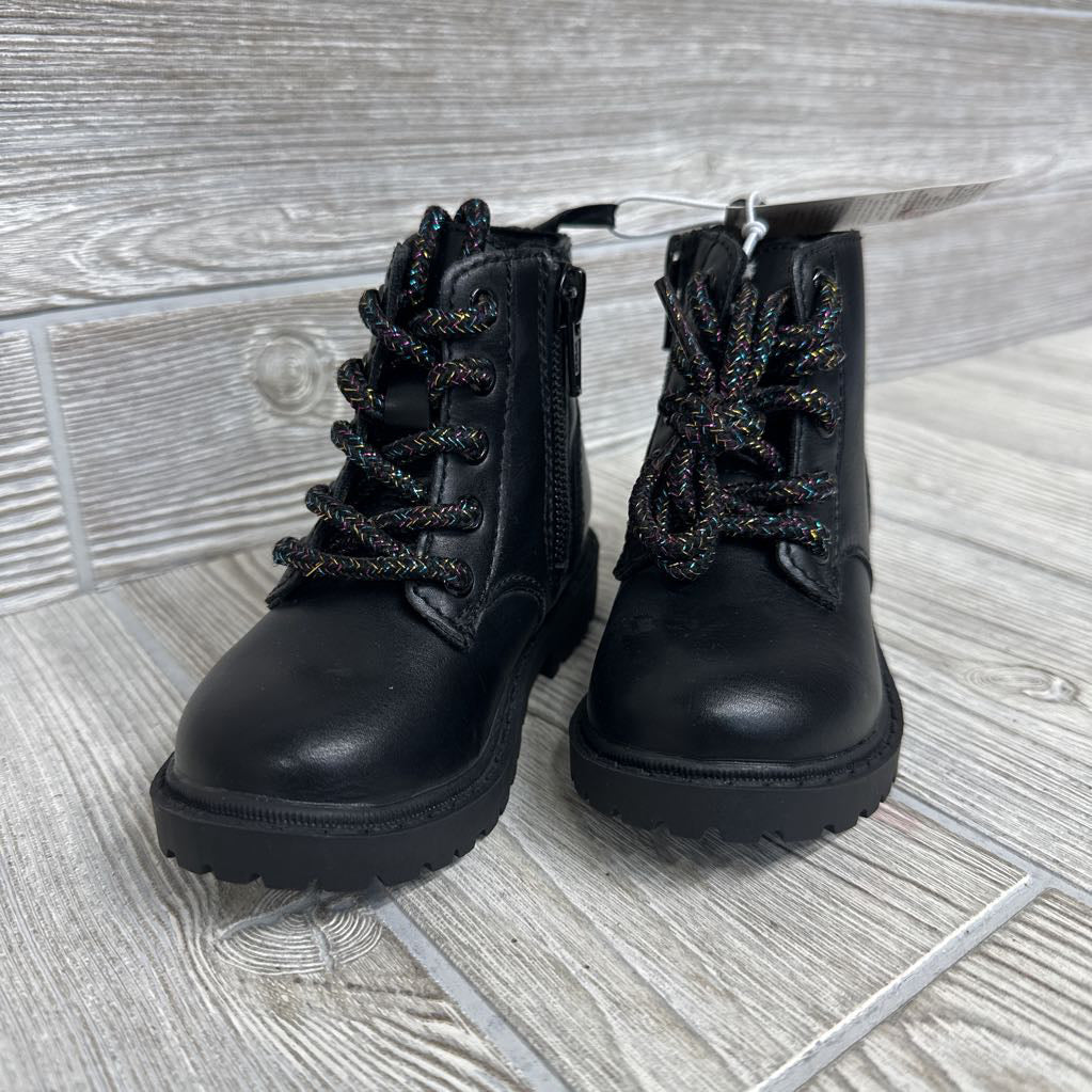 NEW Side Zip Combat Boots 5c