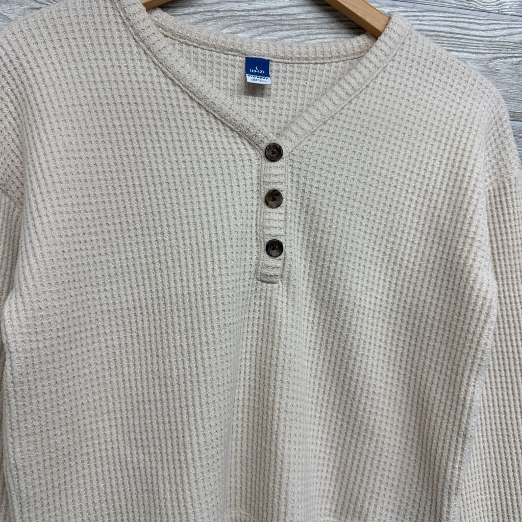Waffle Knit Pullover 10-12