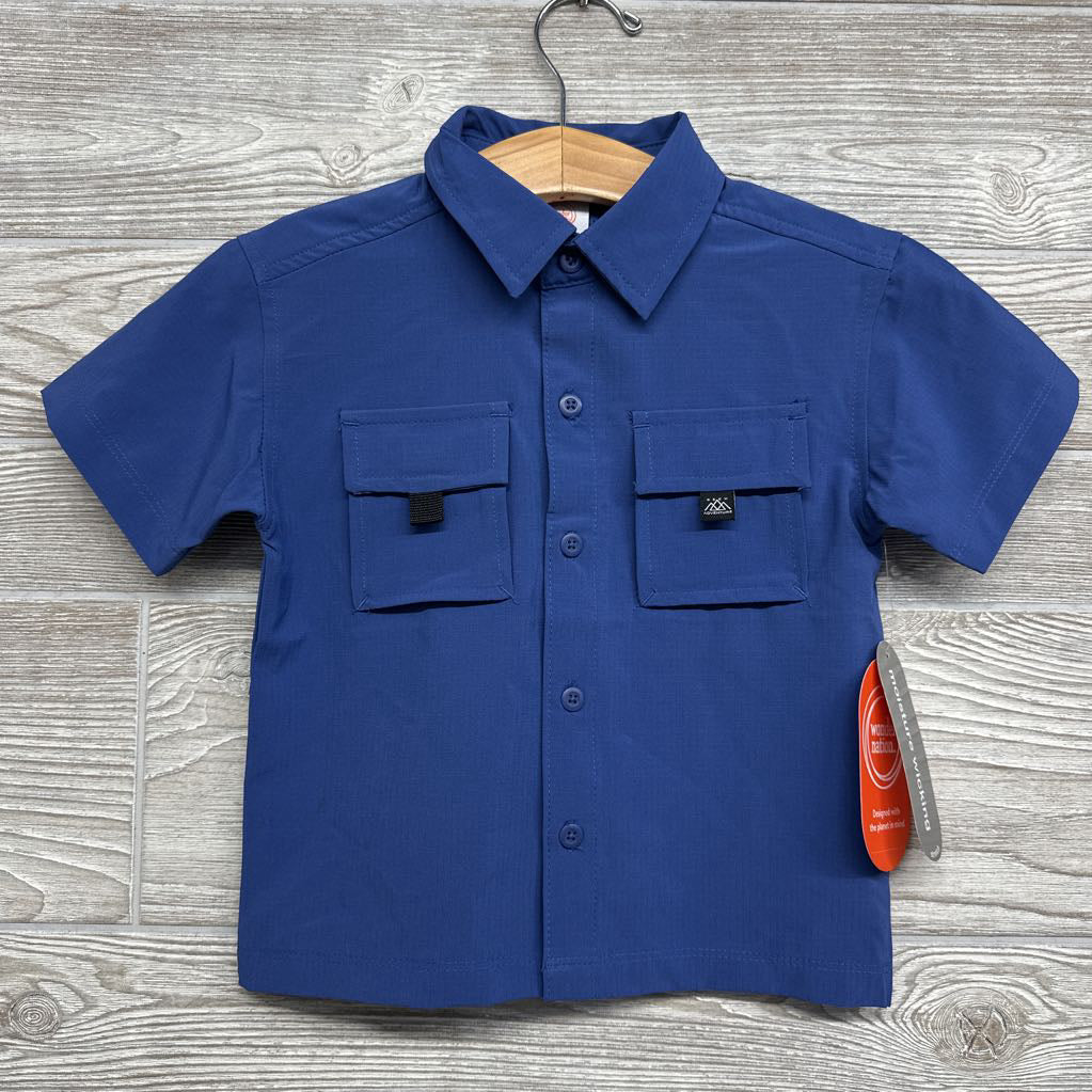 NEW SS Button Up Adventure Shirt 2t