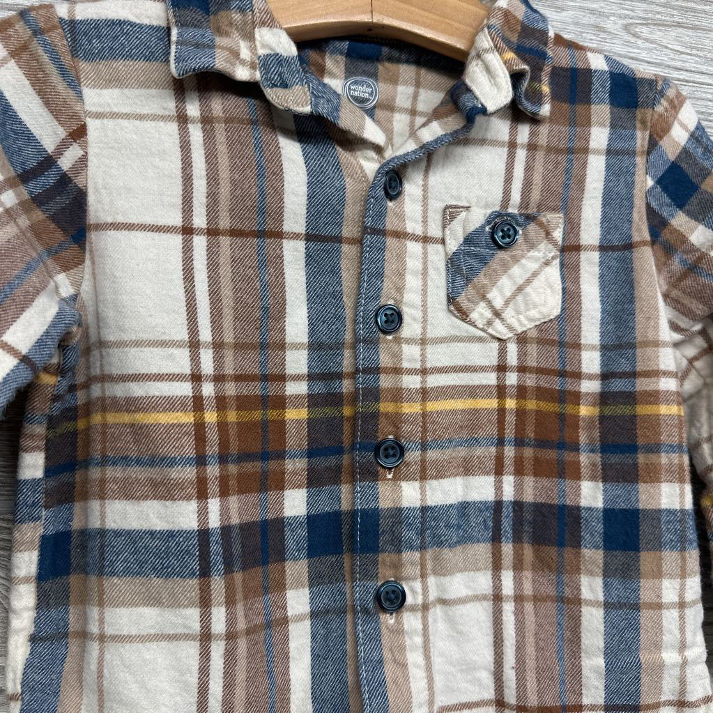Plaid Button Up Shirt 18M