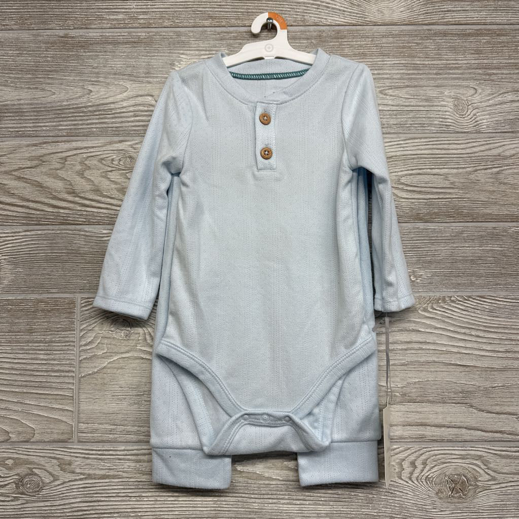NEW Pointelle Bodysuit & Pants 12M