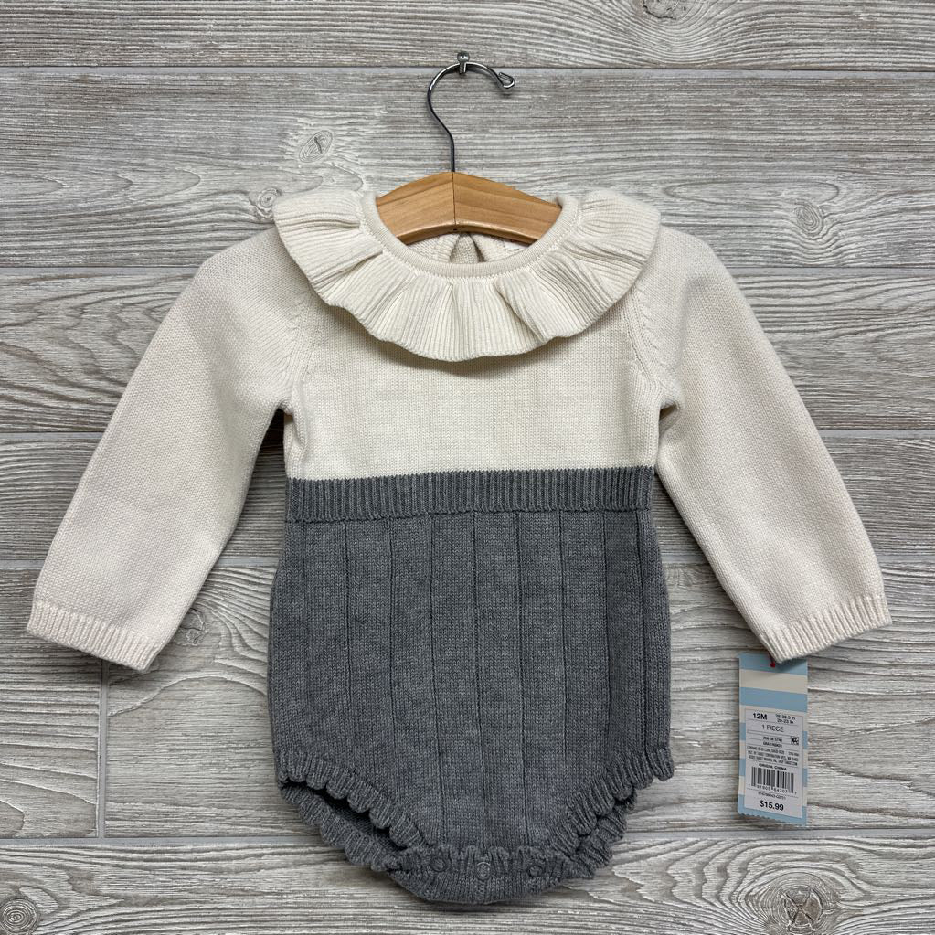 NEW Sweater Outfit Ruffle Collar 12M