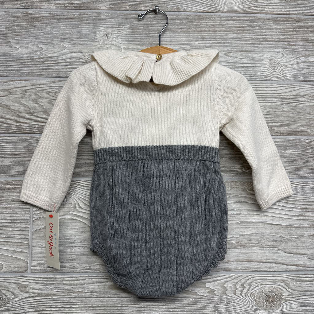 NEW Sweater Outfit Ruffle Collar 12M