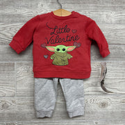 NEW 2 Pc Outfit Little Valentine 3-6m