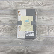 NEW 2 Pk Crib Sheets Hello