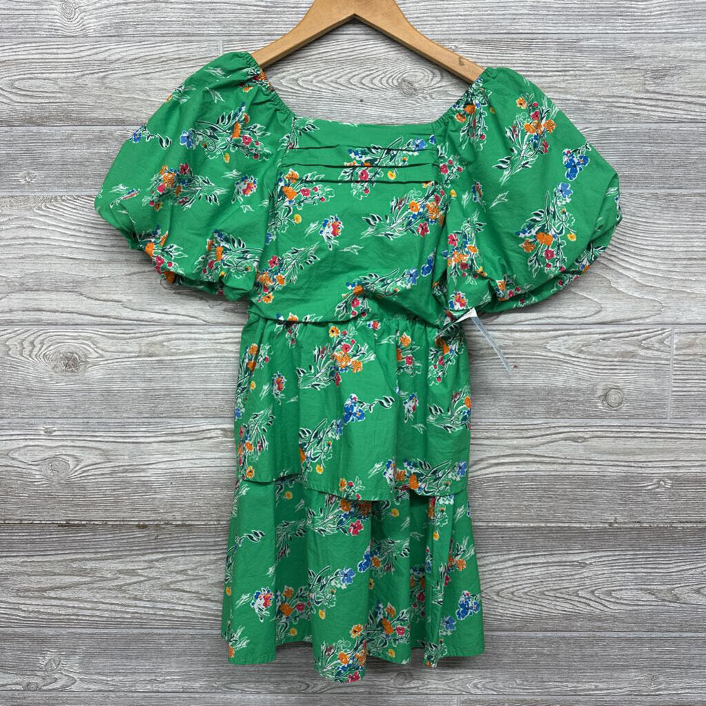 NEW Dress Puff Sleeves Flowers