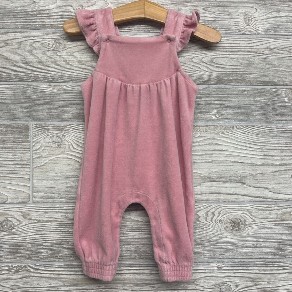 1 Pc Velour Outfit Ruffle Sleeves