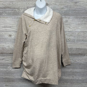 NEW Snap Sherpa Collar Sweatshirt