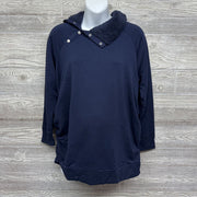 NEW Snap Sherpa Collar Sweatshirt