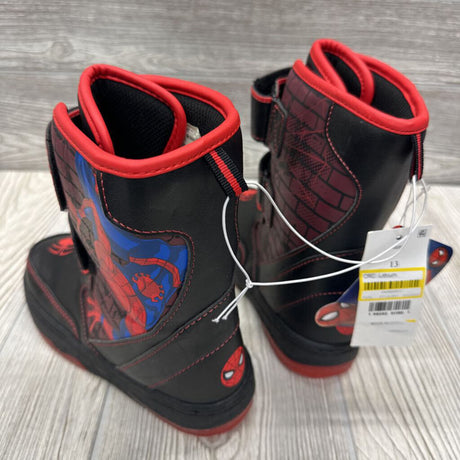 NEW Light Up Spiderman Snow Boots 13c