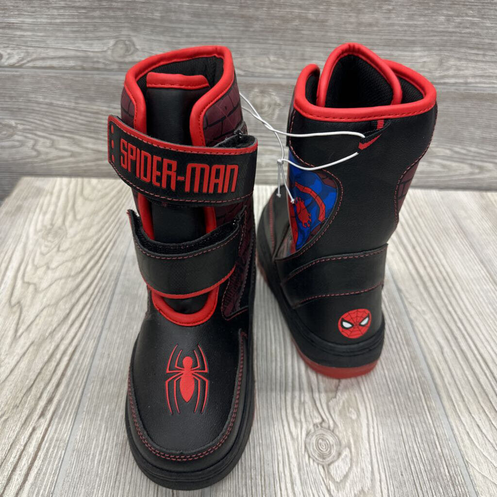 NEW Light Up Spiderman Snow Boots 13c