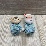 Foot Rattle Bears Santa Reindeer