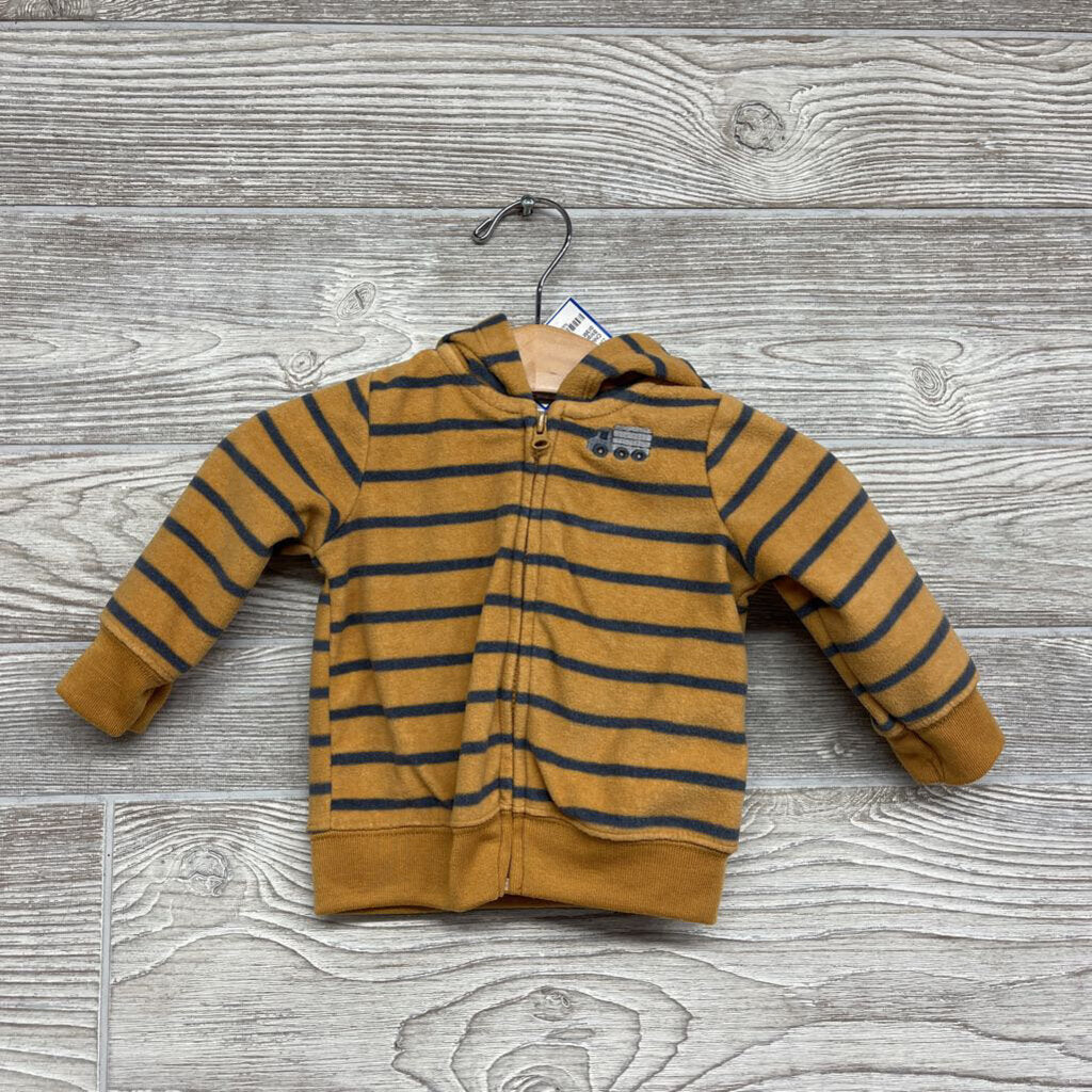 Fleece Jacket Stripes Truck