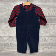 Boys 2 Pc Outfit Cord Plaid