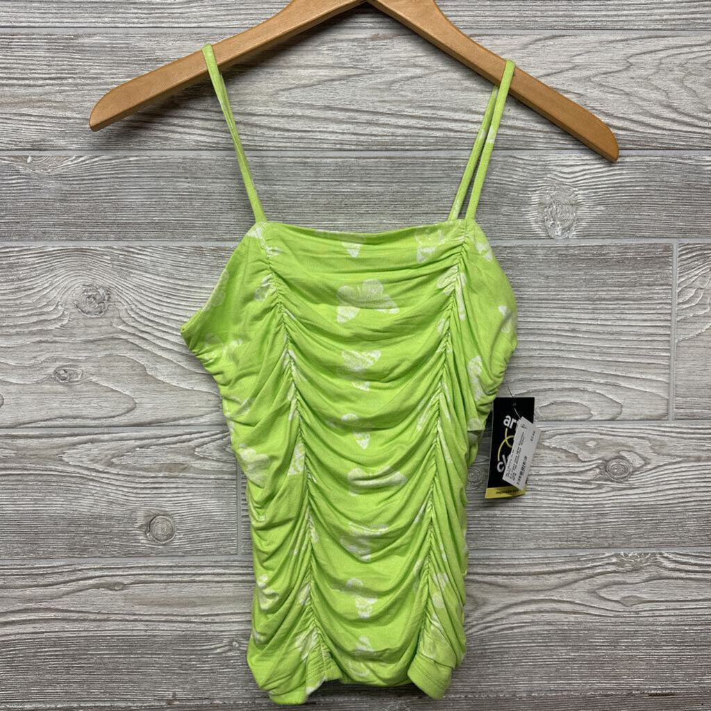 Girls NEW Ruched Tank Top Butterflies