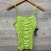 Girls NEW Ruched Tank Top Butterflies