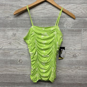 Girls NEW Ruched Tank Top Butterflies 16/18