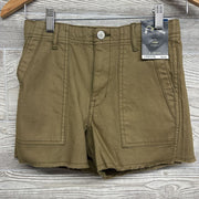 Girls Cargo Shorts Frayed