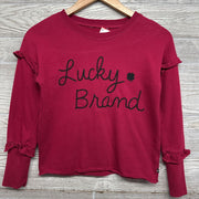Crewneck Logo Ruffle Shoulder