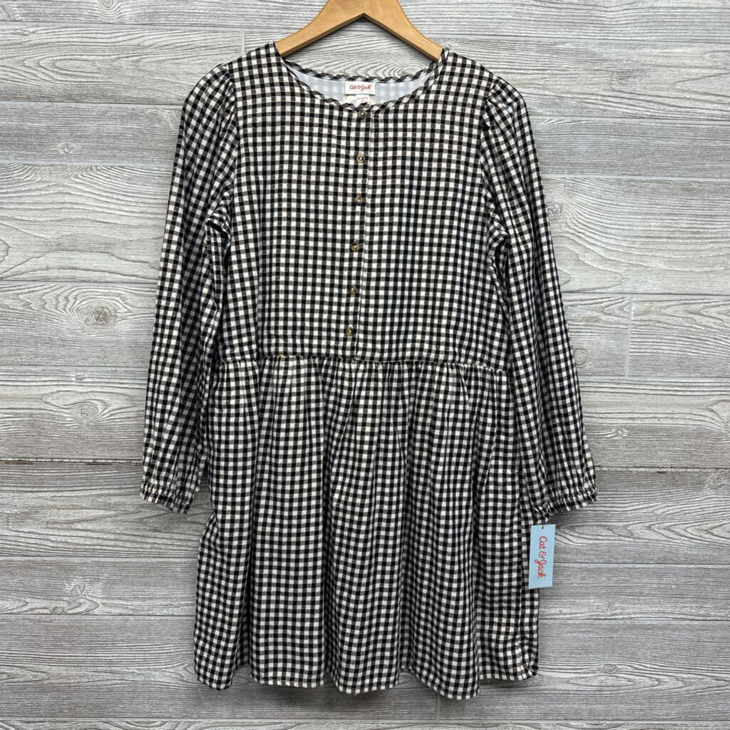 NEW LS Dress Plaid