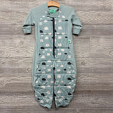 Organic 2.5 Tog Baby Cotton Sleepsack Clouds 2-12M