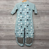 Organic 2.5 Tog Baby Cotton Sleepsack Clouds 2-12M