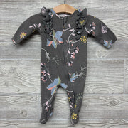 1 Pc Footed Outfit Flowers