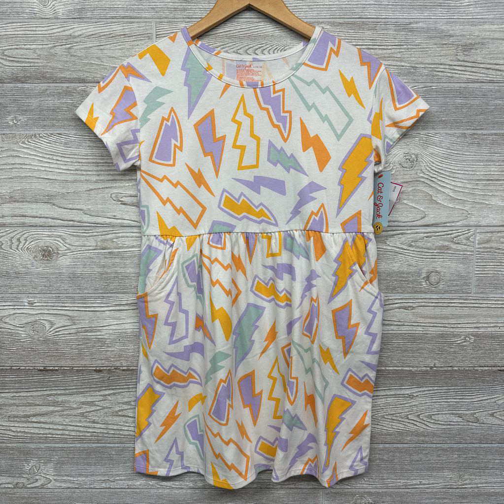 NEW Cotton Dress Lightning Bolts