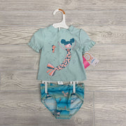 NEW 2 Pc Swimsuit Mermaid Sea Horse