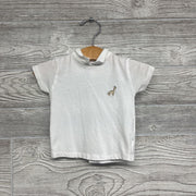 Scallop Neck Shirt Giraffe