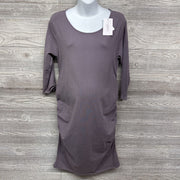 LS Ruched T Shirt Dress