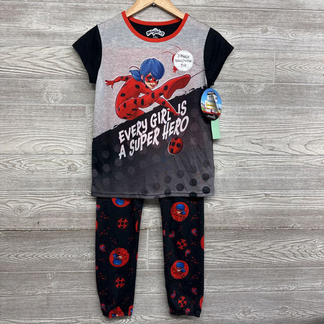 NEW 3 Pc PJs Every Girl Is A Super Hero 10-12