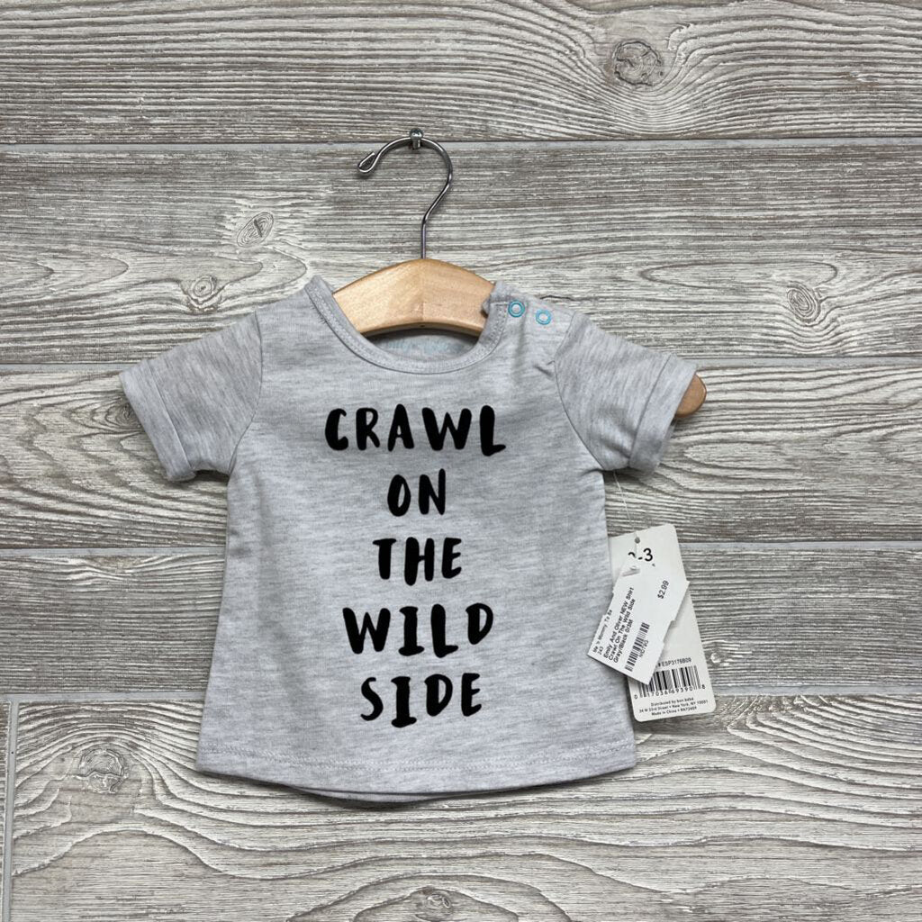 NEW Shirt Crawl On The Wild Side 0/3M