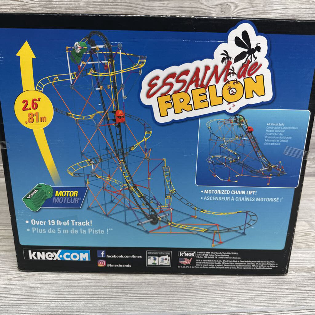 NEW Hornet Swarm Roller Coaster Building Set