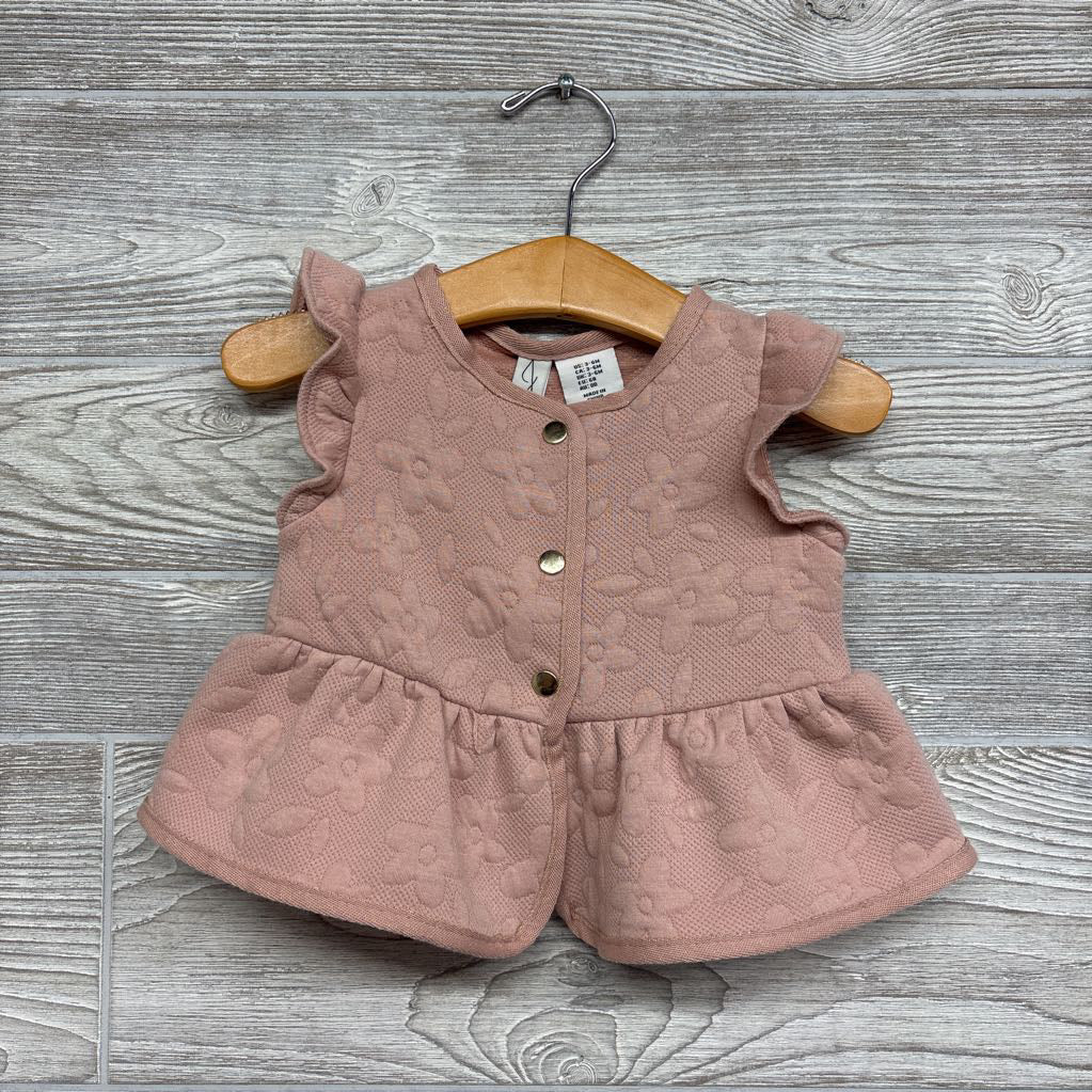 Button Up Tunic Flowers