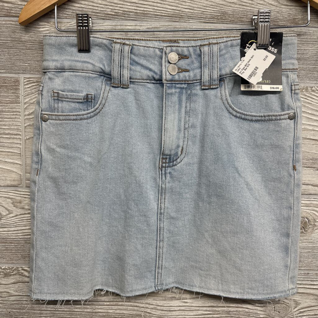 NEW Denim Skirt Fray