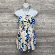 NEW Halter Tank Top Flowers