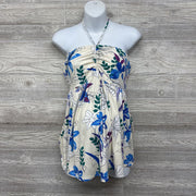 NEW Halter Tank Top Flowers
