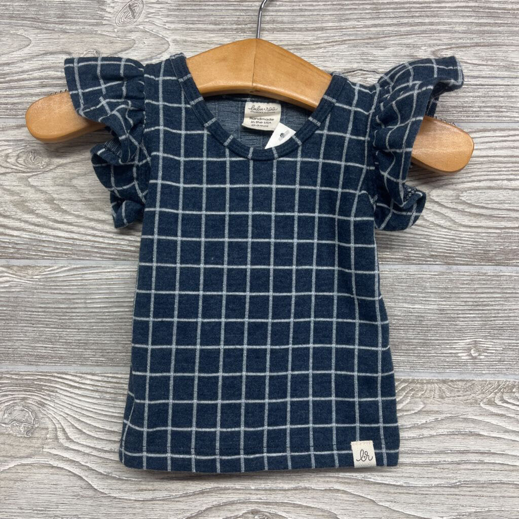 Shirt Ruffle Sleeves Grid