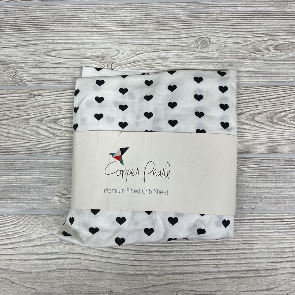NEW Fitted Crib Sheet Hearts