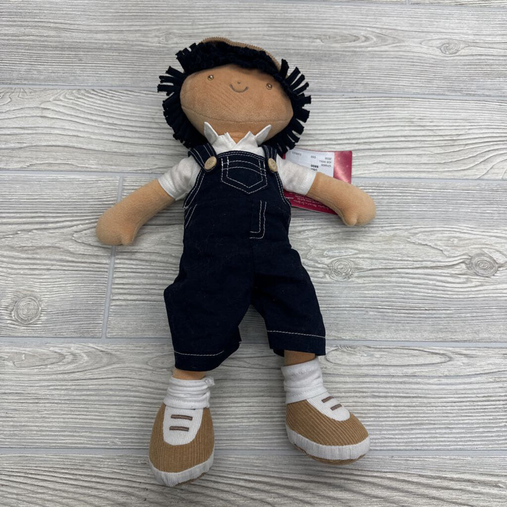 NEW Joe Boy Doll in Dungaree and Cap